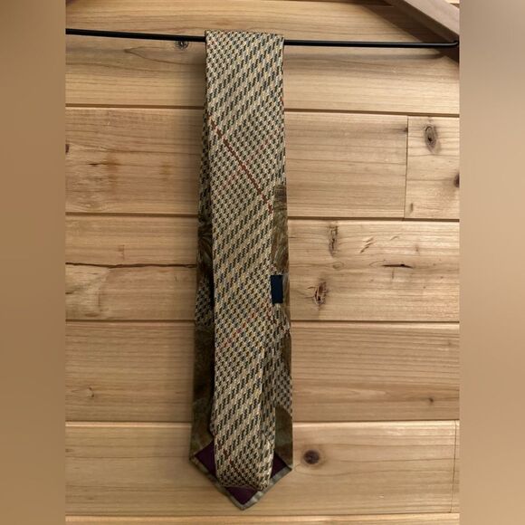 Vintage Polo Ralph Lauren Mark Shale Silk Golf Scene Preppy Tie - Picture 4 of 7